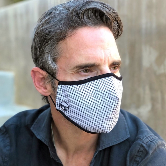 Eva Franco Cotton Golf Adult Face Mask w/Nose Wire - Picture 4 of 5